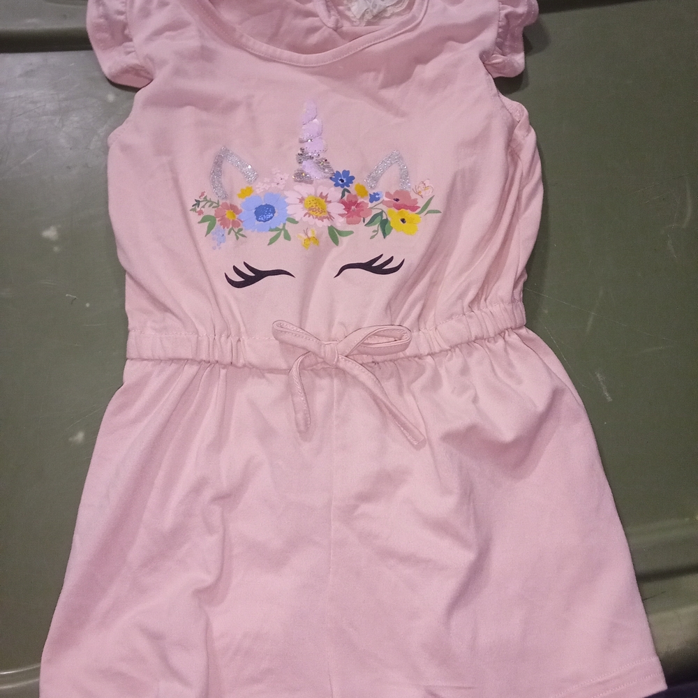 btween Pink Floral Unicorn Dress